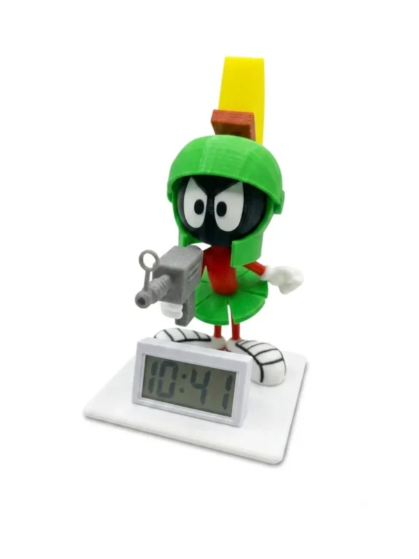 👽Base con reloj para Marvin el marciano.