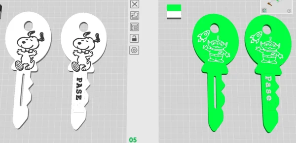 Modelos 1 Pases para Baño Personalizables – Modelo STL para Impresión 3D
