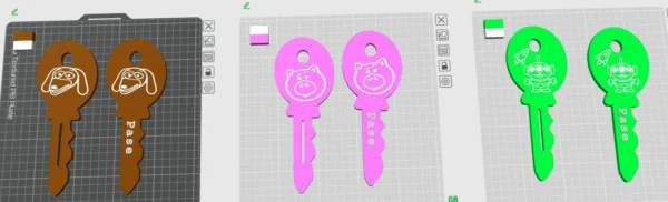Modelos 2 Pases para Baño Personalizables – Modelo STL para Impresión 3D