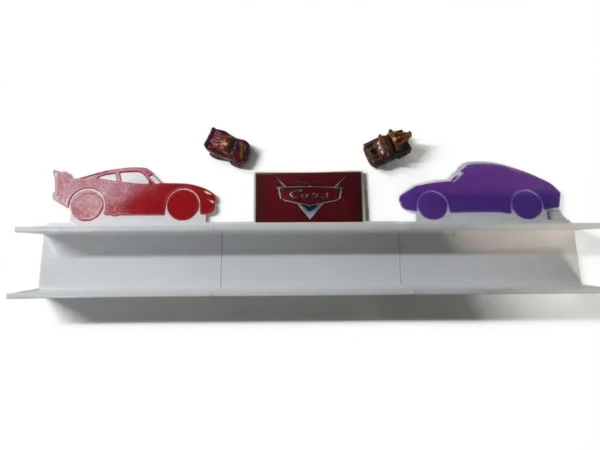 Racers1 Mini Autos Racers Cars - Repisa Exhibidor Modular