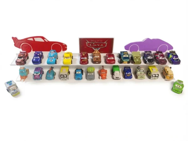 Racers2 Mini Autos Racers Cars - Repisa Exhibidor Modular