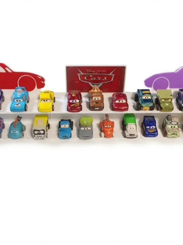 Mini Autos Racers Cars - Repisa Exhibidor Modular