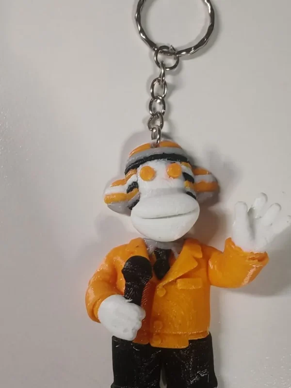 Presentador de noticias estilo marioneta