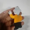 Presentador de noticias estilo marioneta