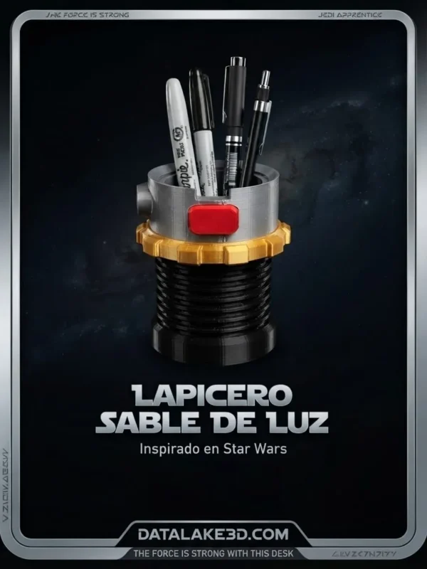 Lapicero Sable de Luz – Modelo STL para Impresión 3D