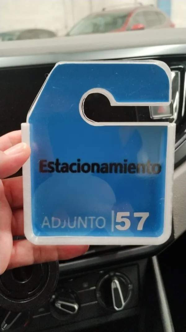 Porta Marbete para Auto STL – 119 x 95 mm | 2 Modelos para Impresión 3D