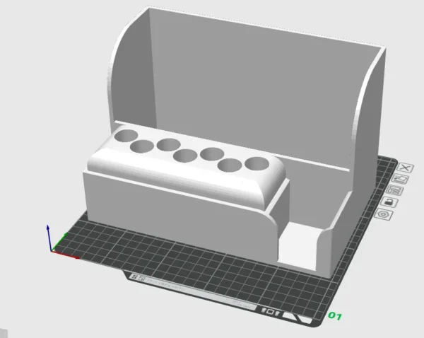 Organizador de Plumones – Modelo STL para Impresión 3D