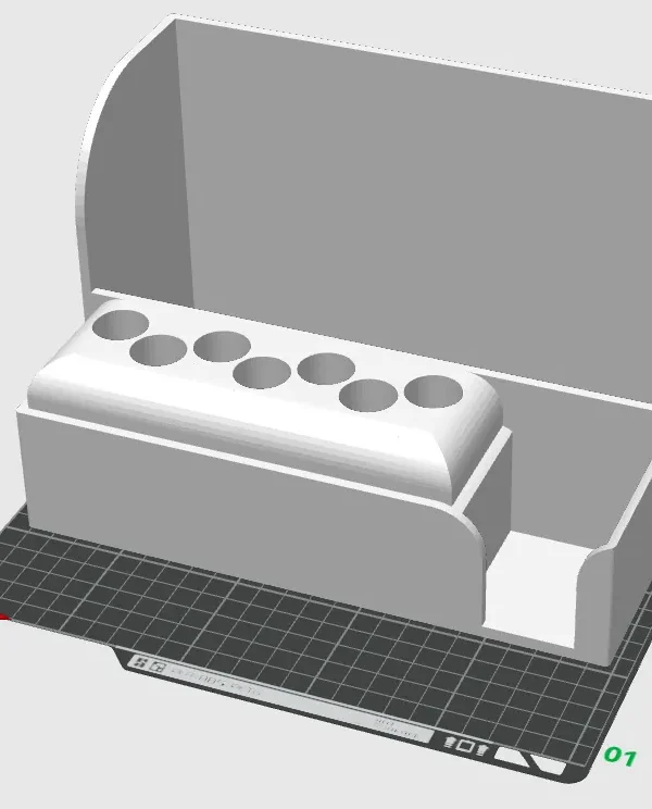Organizador de Plumones – Modelo STL para Impresión 3D