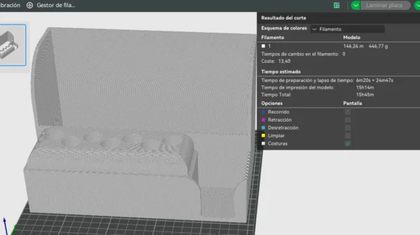 Organizador de Plumones – Modelo STL para Impresión 3D