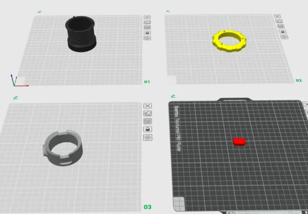 Piezas Lapicero Sable de Luz – Modelo STL para Impresión 3D