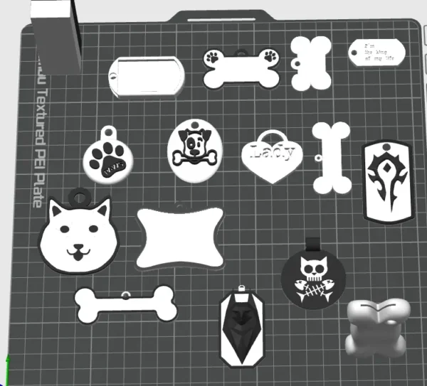 Placas para Perritos – Identificadores Personalizados STL para Impresión 3D