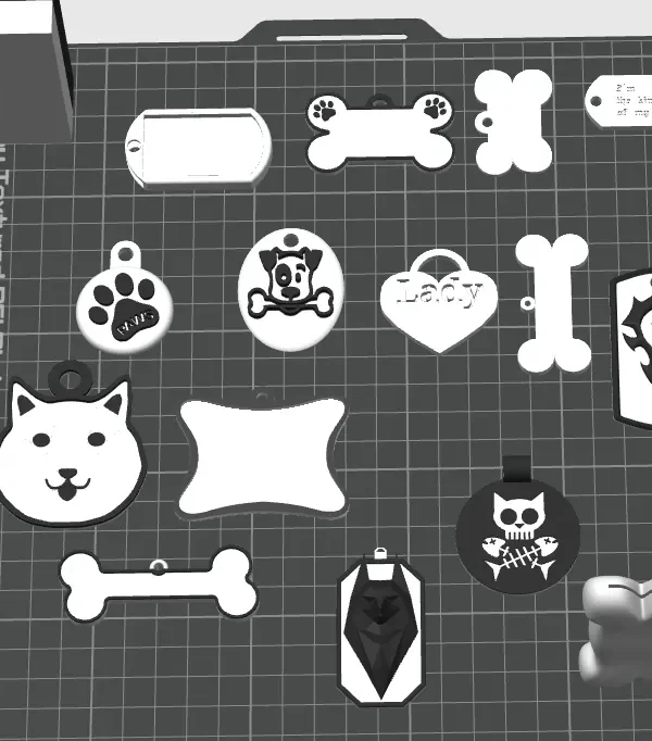 Placas para Perritos – Identificadores Personalizados STL para Impresión 3D