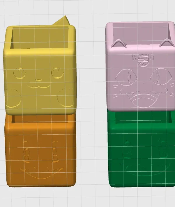 Poke Lapiceros – Organizador de Lapiceros para Impresión 3D