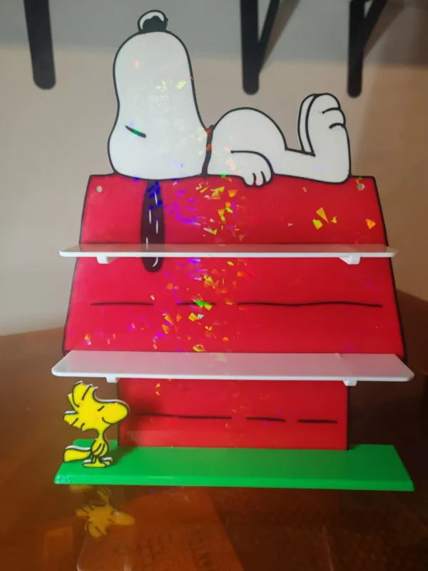 🐶 Exhibidor Snoopy para Coleccionables Gansito – Modelo STL 3D